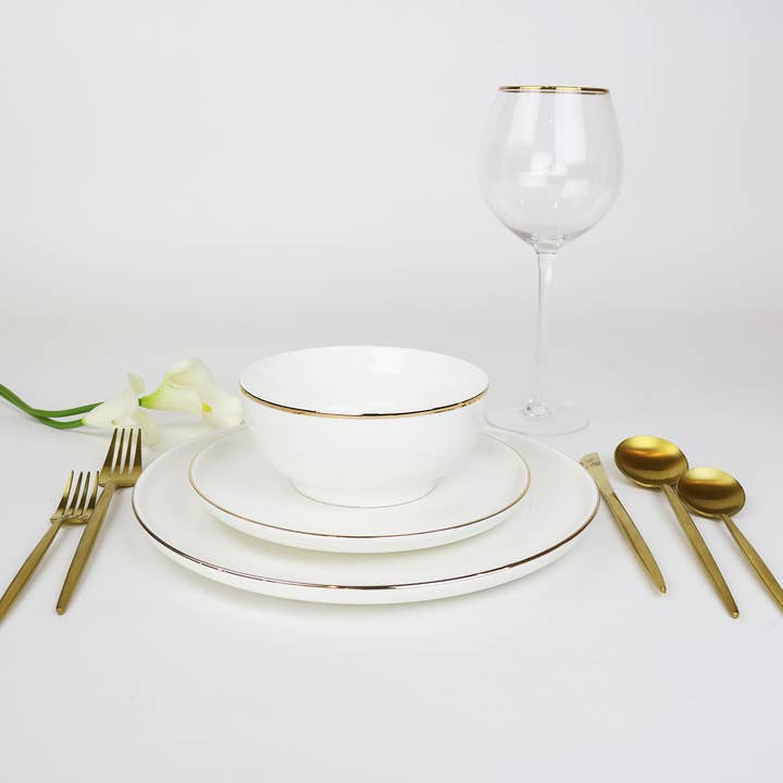 Little White Dish - Wholesale Salad Plate - Versaille Salad Plate - Set of 44