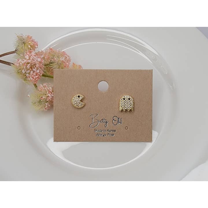 PAC-MAN OCH SPÖKE STUDSÖRHÄNGEN. för wholesale av BETTYOH INC