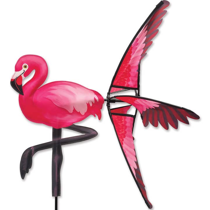 21 in Pink Flamingo Spinner for wholesale by Premier Kites & Designs