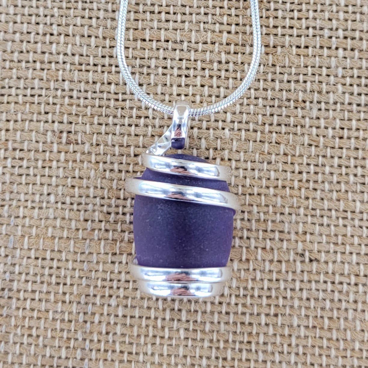 Sadie Green's Jewelry - Wholesale Pendant/Charm Necklace - Cultured Sea Glass Pendant ALP-SG-PD11