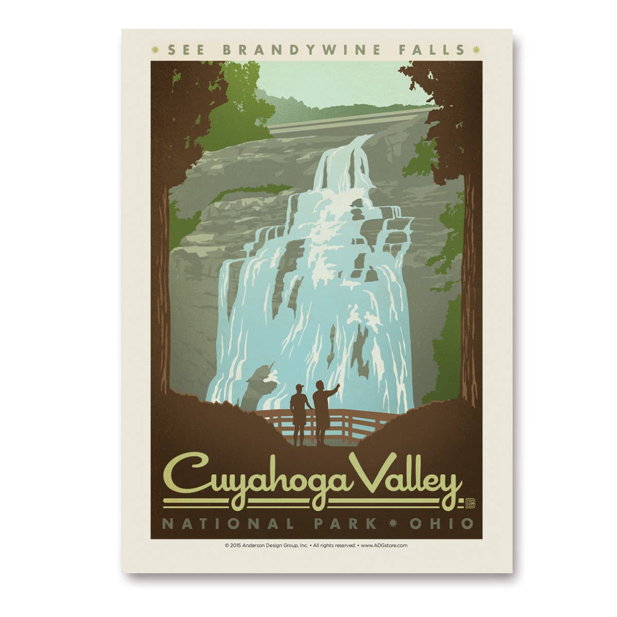 Tourist Courts - Wholesale Sticker - Cuyahoga Valley Vert Sticker0