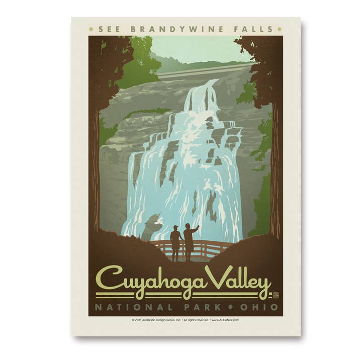 Tourist Courts - Wholesale Sticker - Cuyahoga Valley Vert Sticker