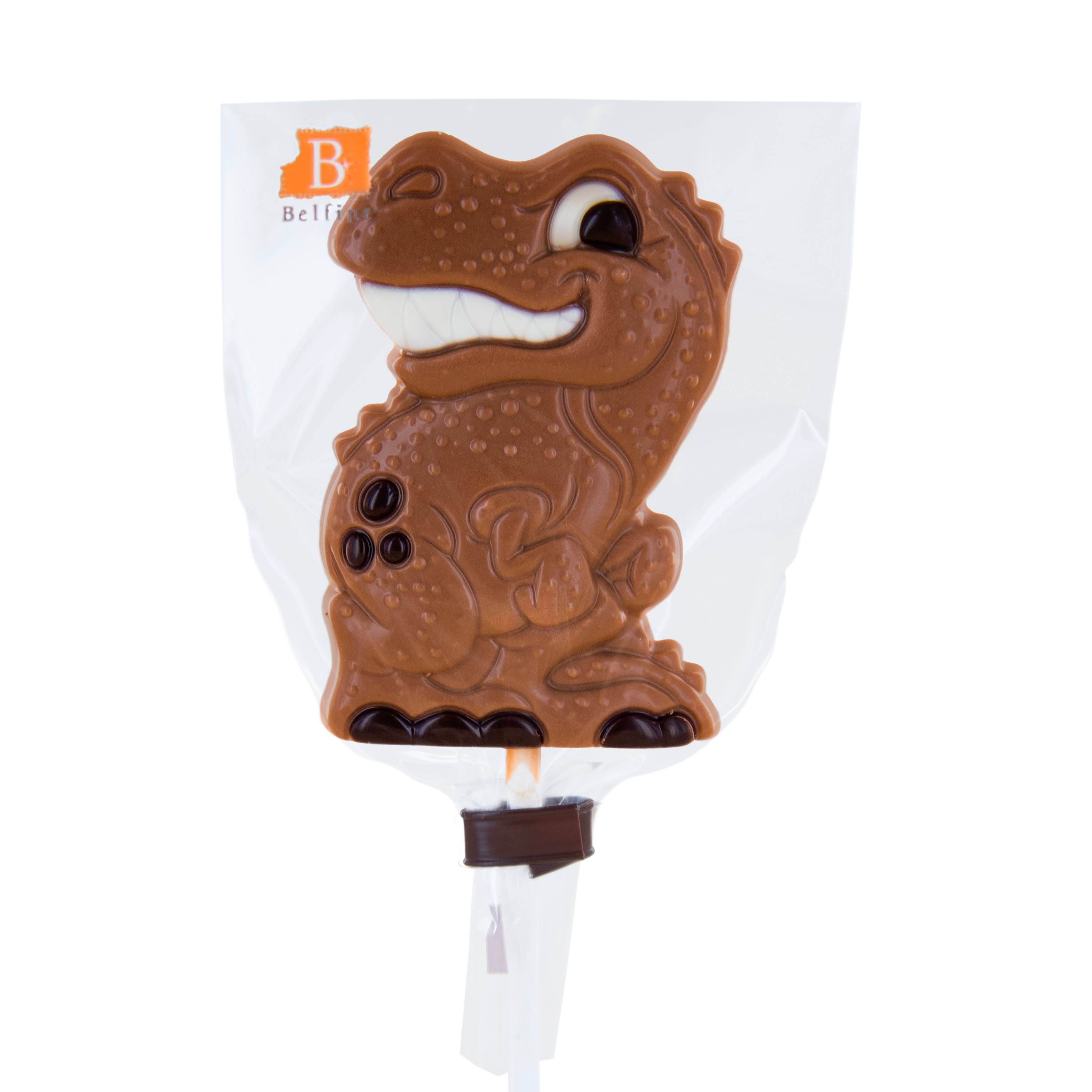 ADG Diffusion - Venta al por mayor Chocolate - Piruleta de chocolate con forma de dinosaurio de 25 g3