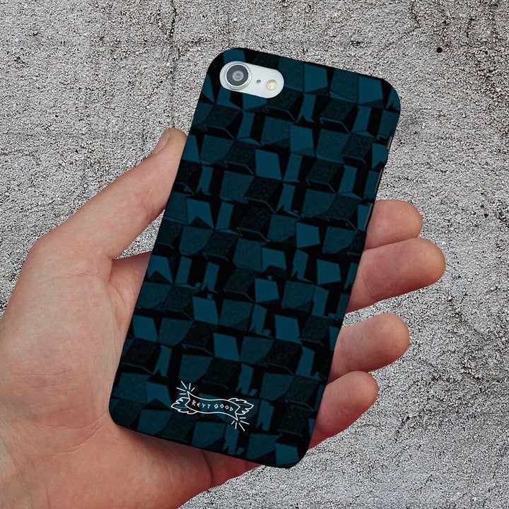 Sheffield ist Grate in Schwarz und Blau - Handyhülle für den Großhandel von Reyt Good Illustration