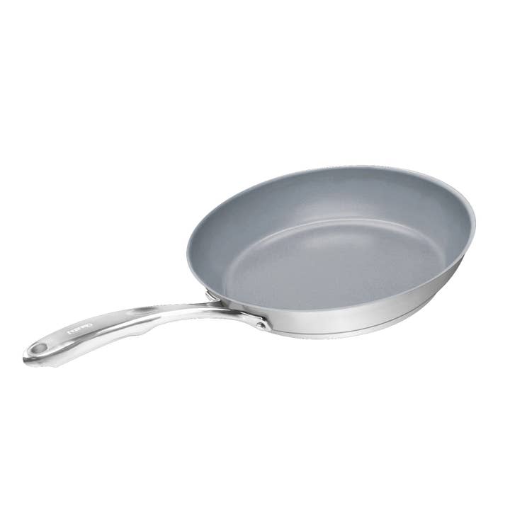 Induktion 21 Stål 10 In. Stegepande med keramisk belægning for engroshandel hos Chantal Cookware