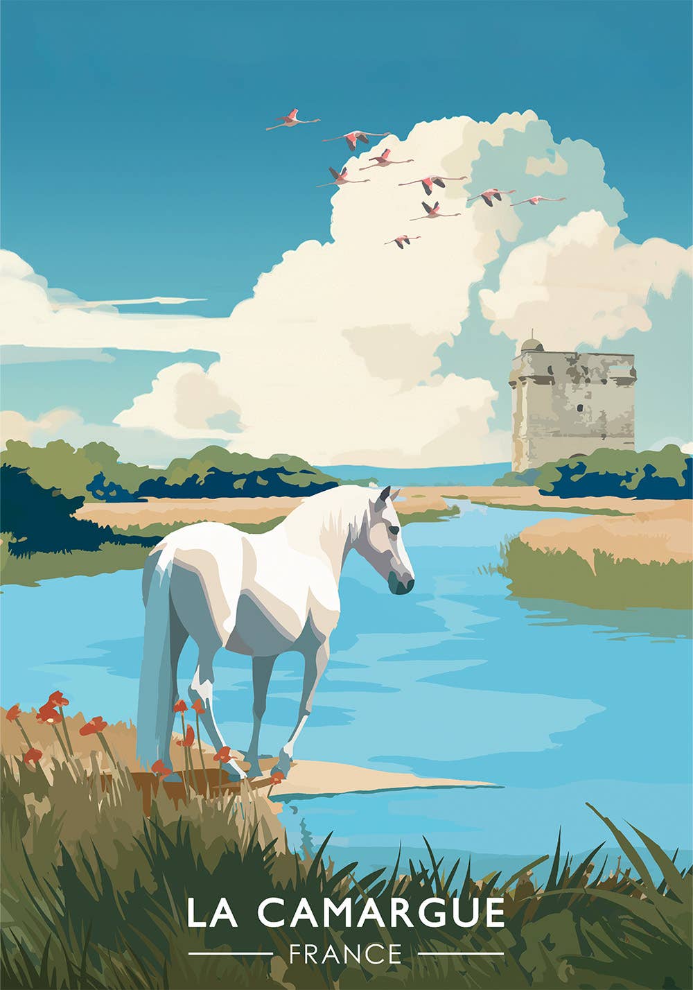 Artcamia - Wholesale Poster - Camargue - Travel poster0