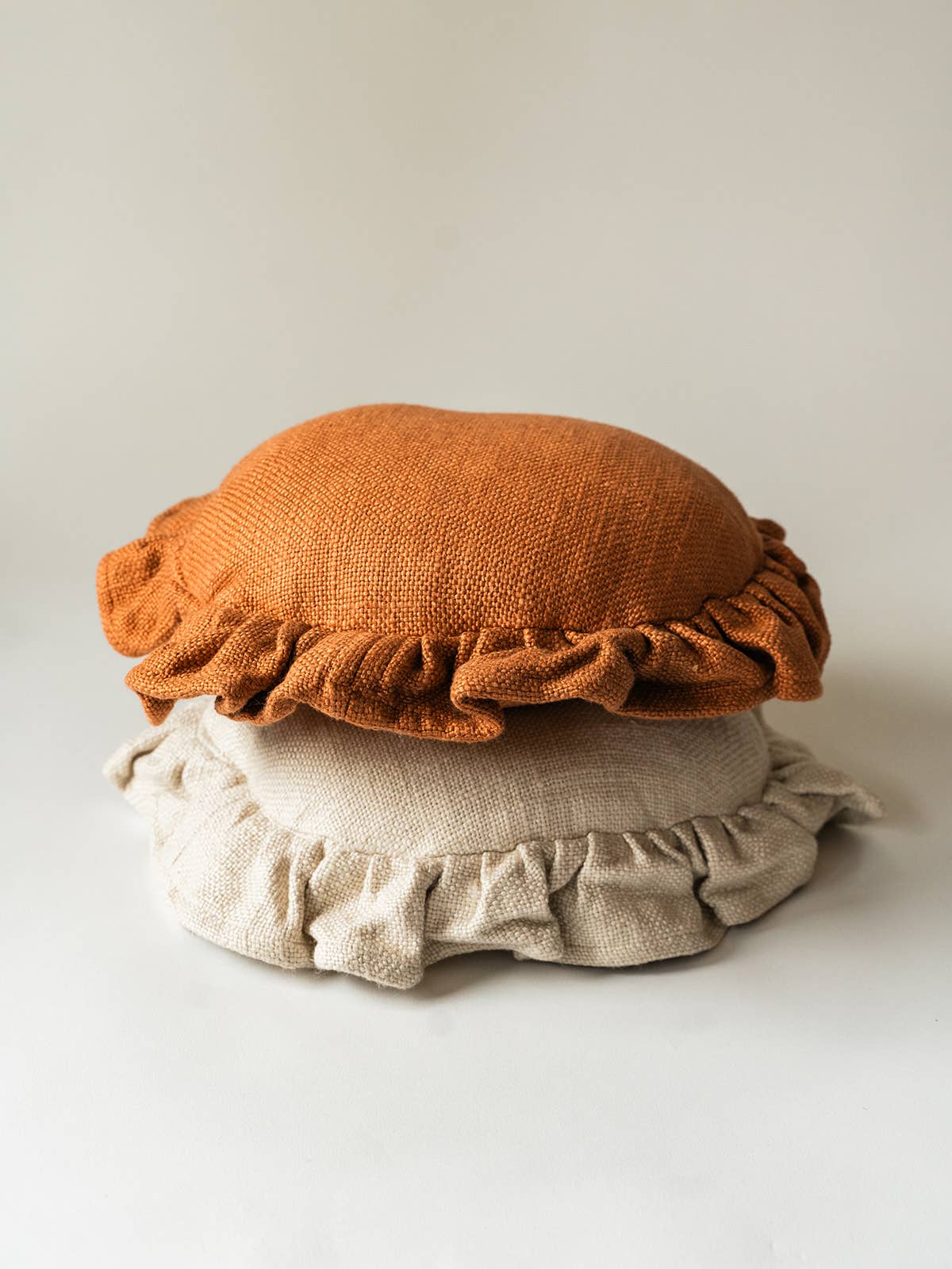Co.House Designs - Wholesale Lumbar Pillow - Luxe Linen Ruffle Pillow7