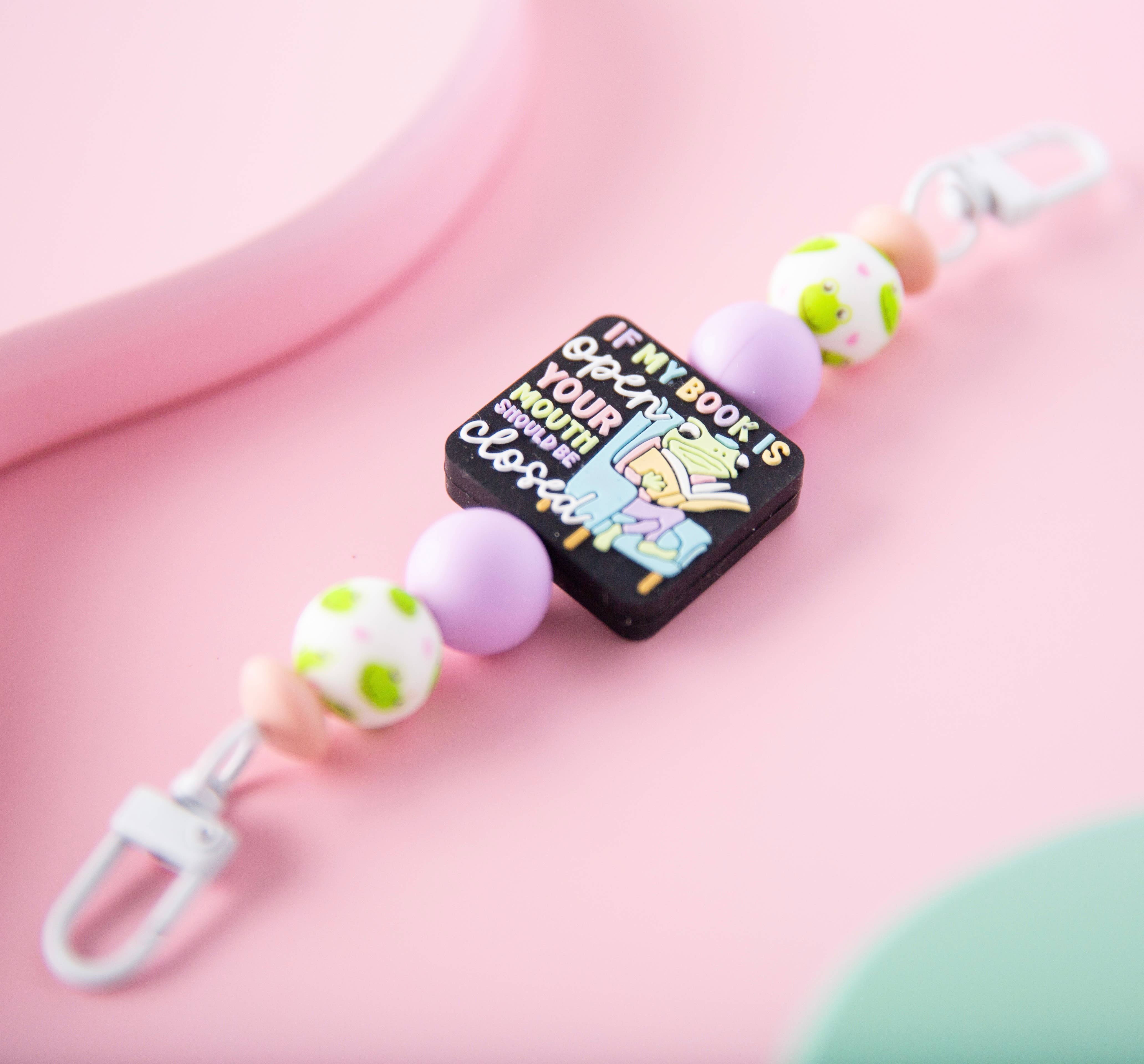 The Blush Hut - Wholesale Bookmark - If My Book Is Open Kindle Strap-Book Lover Accessory2