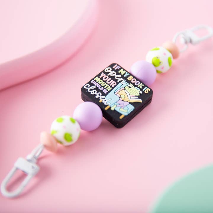 The Blush Hut - Wholesale Bookmark - If My Book Is Open Kindle Strap-Book Lover Accessory2