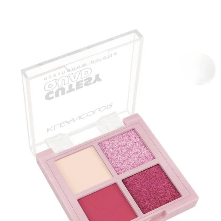 Majestic Wholesale - Vente Fards à paupières - Palette de Fards à Paupières Quad Cutesy Klean Color, Boîte de 24 pièces, Nuances à Fondre2