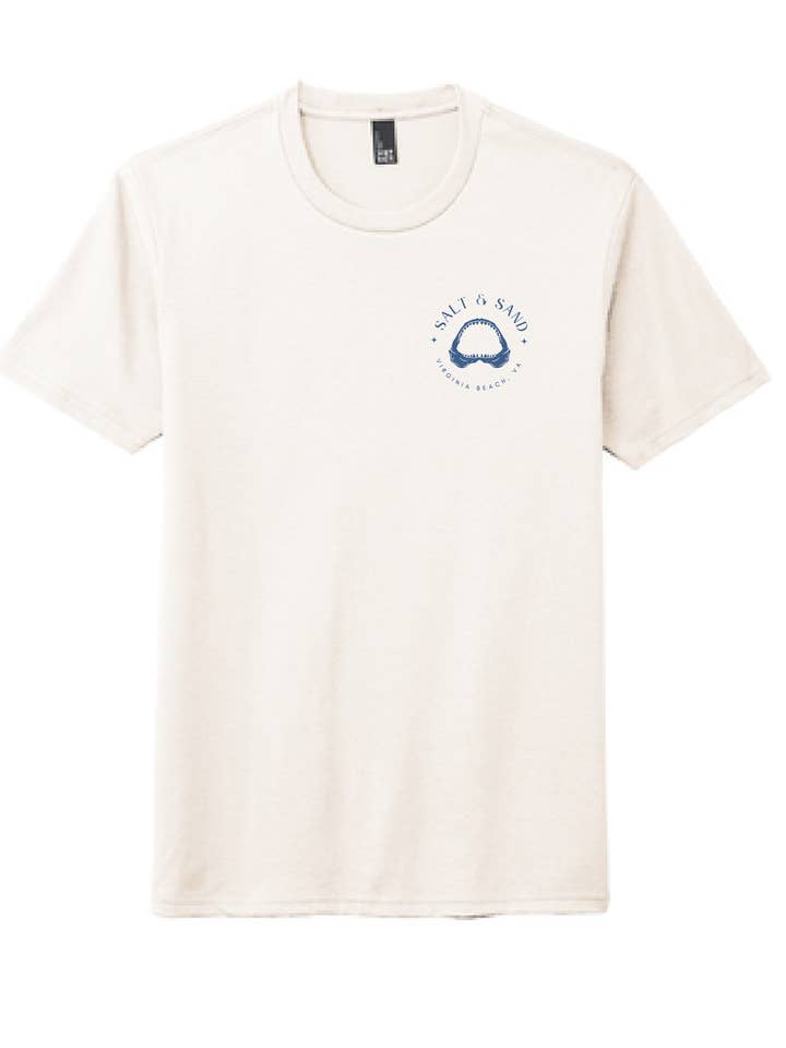 Kinderen Ringgesponnen T-shirt / Ivoor / Zout en Zand voor wholesale door Salt & Sand