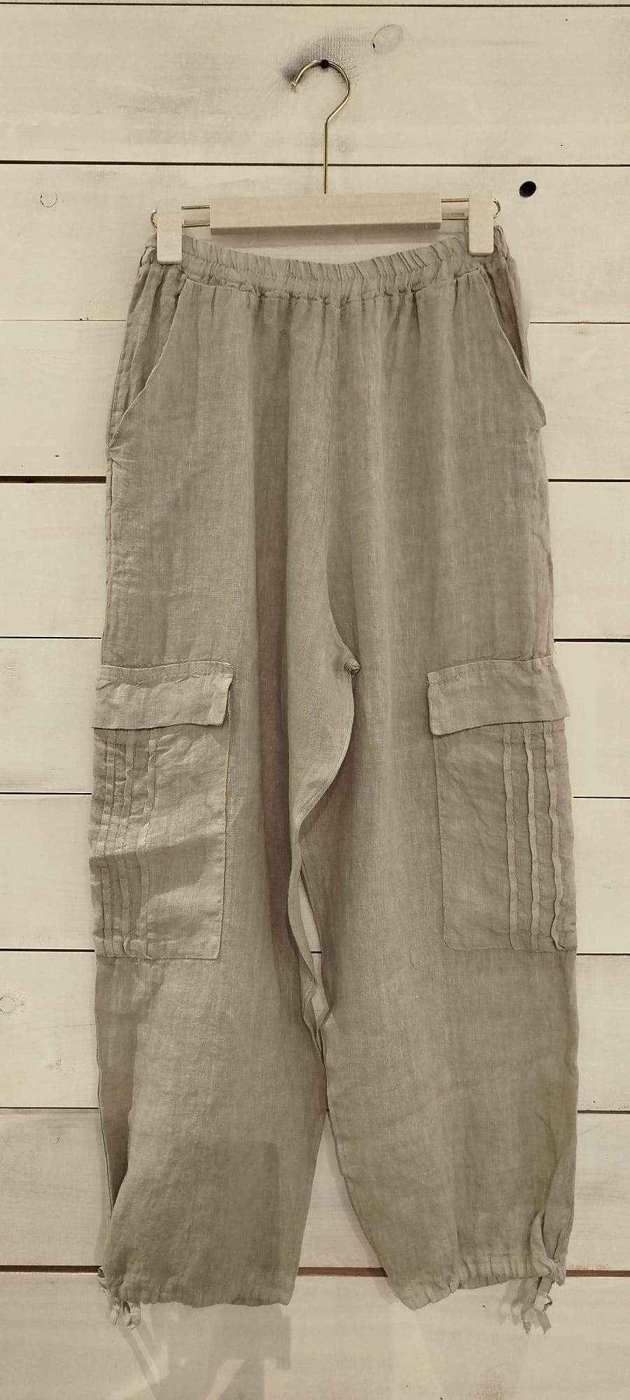 Linos y Textiles - Wholesale Pants - Women's - REF: 6443 100% linen trousers7