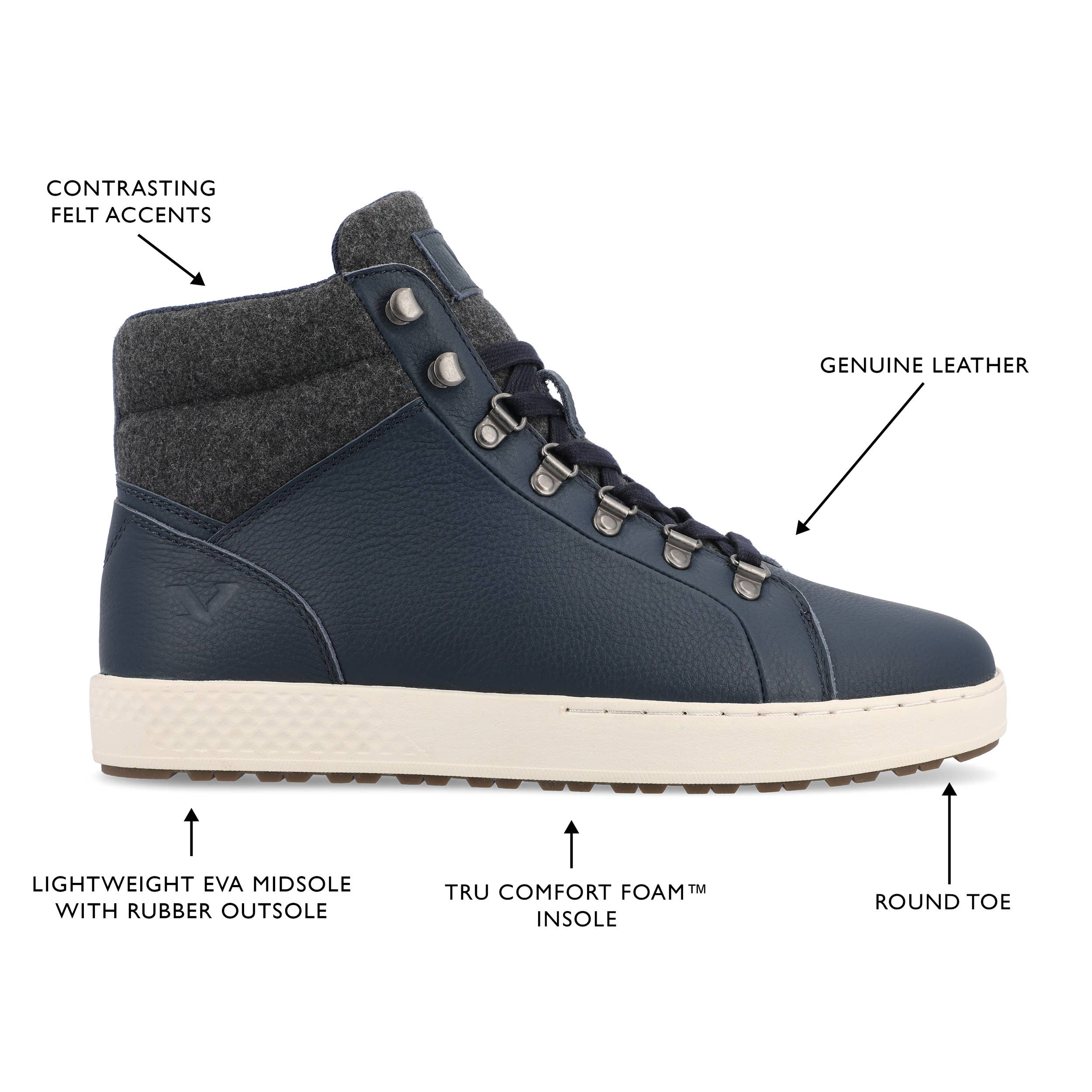 VANCE - Wholesale Lifestyle Sneakers - Men's - Territory Ruckus Water Resistant High Top Sneaker9