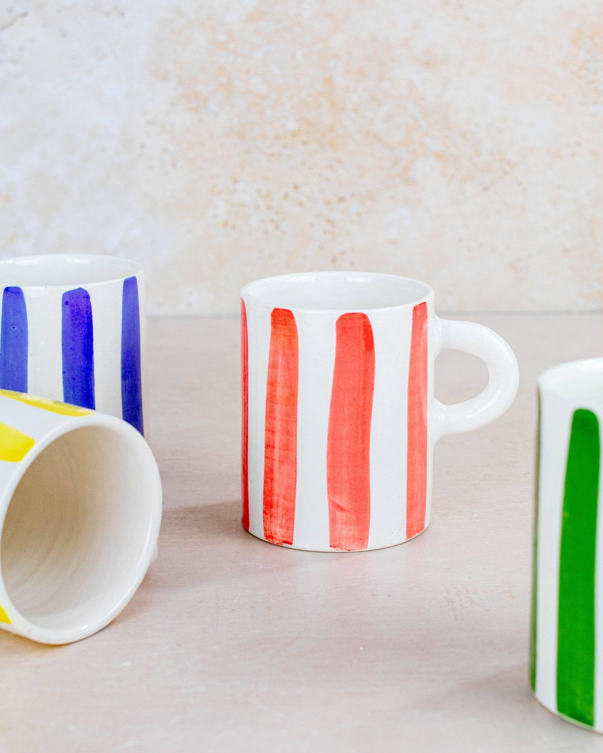 Maison Berber – wholesale Coffee mug – Moroccan Striped Mug2