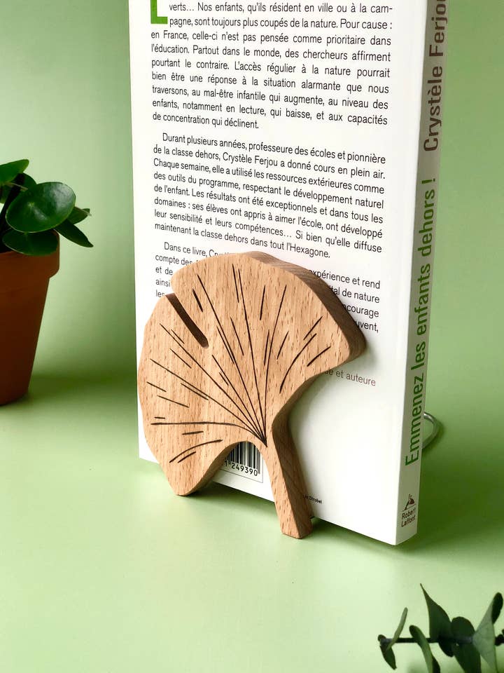 Fermalibri Ginkgo per la vendita all'ingrosso da parte di L’Atelier Brindille