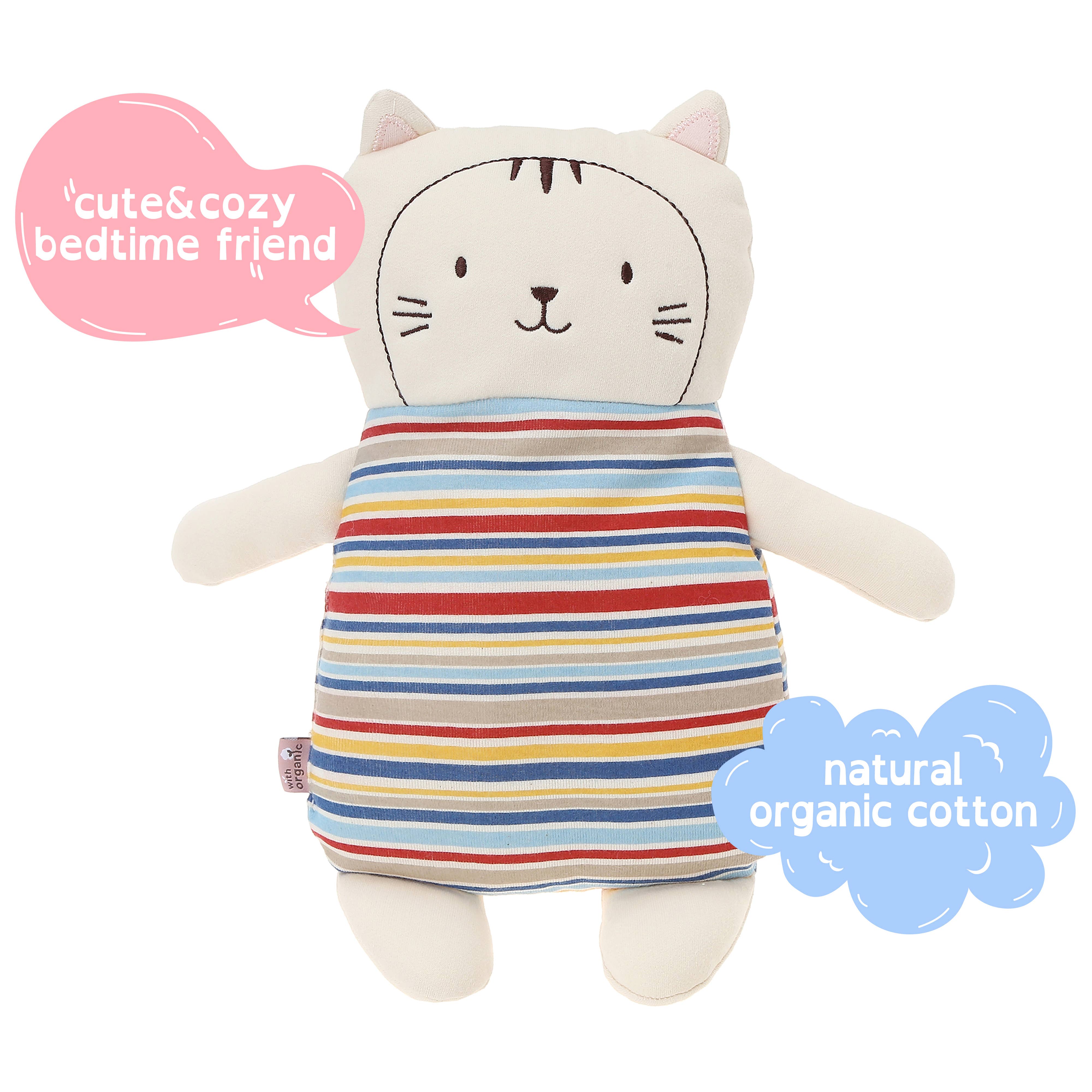 WithOrganic - Wholesale Sleepwear Set - Kids - Organic Pajama Set with Matching Security Doll - Train St3