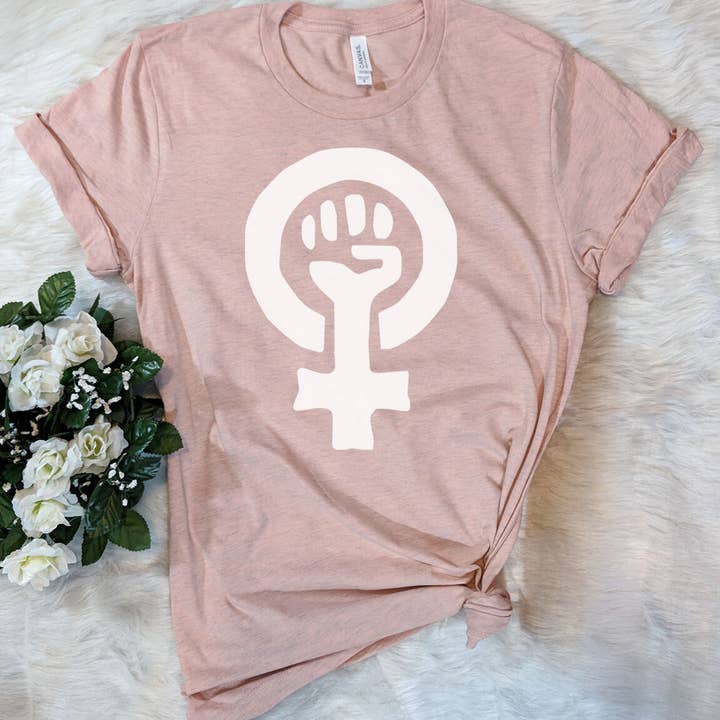 Femminista Simbolo - Femminismo Equal Rights Girl Power T-Shirt per la vendita all'ingrosso da parte di House Of Rodan