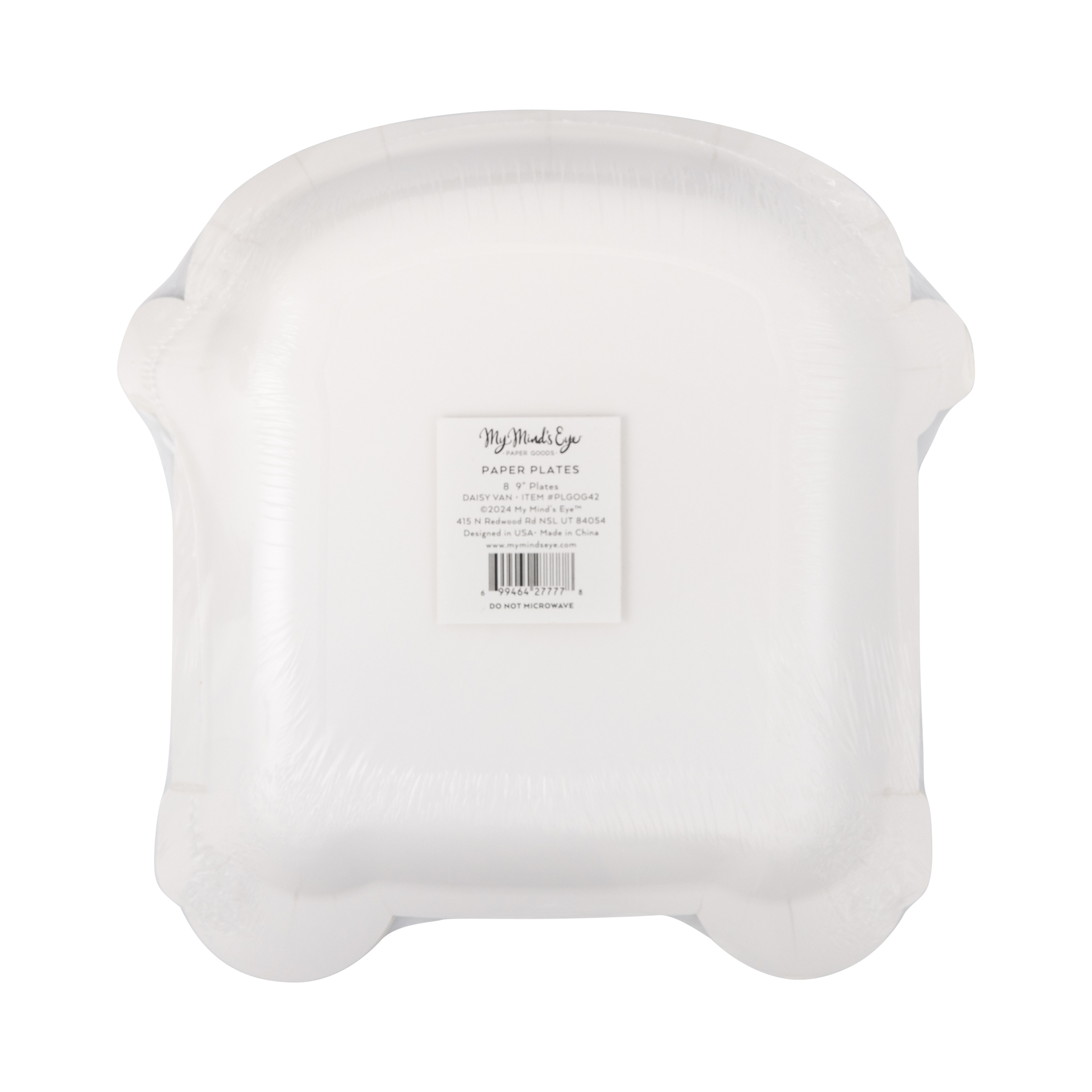 My Mind’s Eye – Prato descartável por atacado – Prato de papel em forma de van Disco Daisy4
