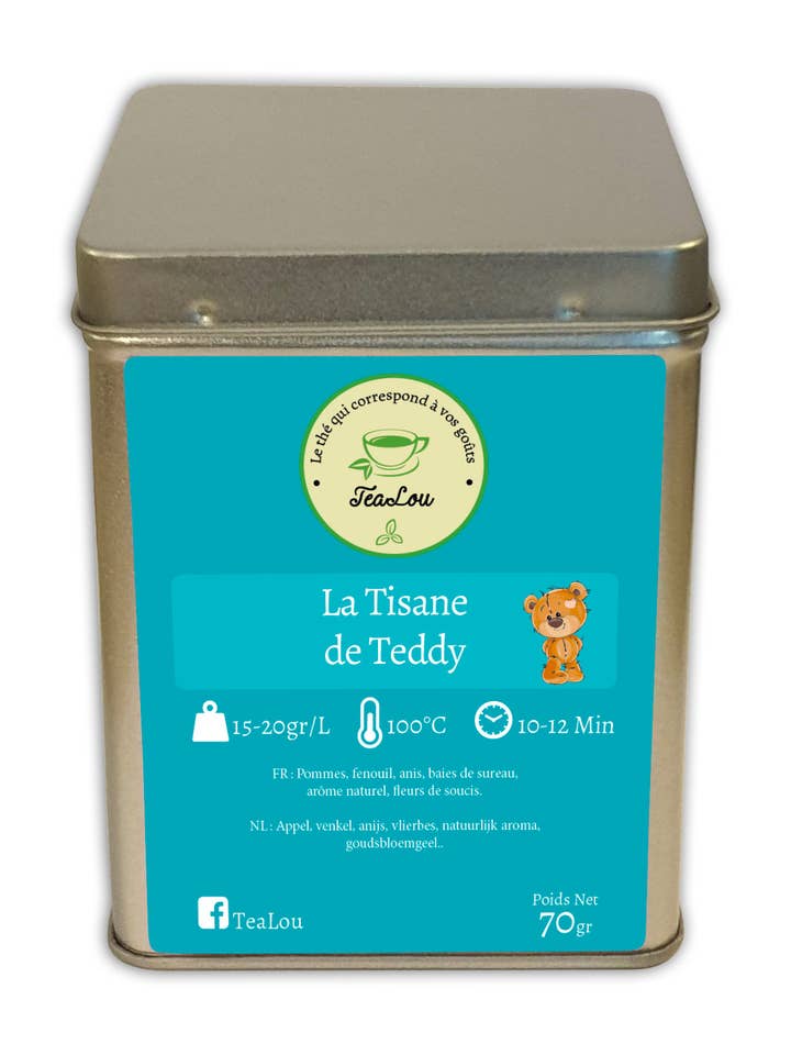 Teddy's kruidenthee - Doos 70g voor wholesale door Tealou