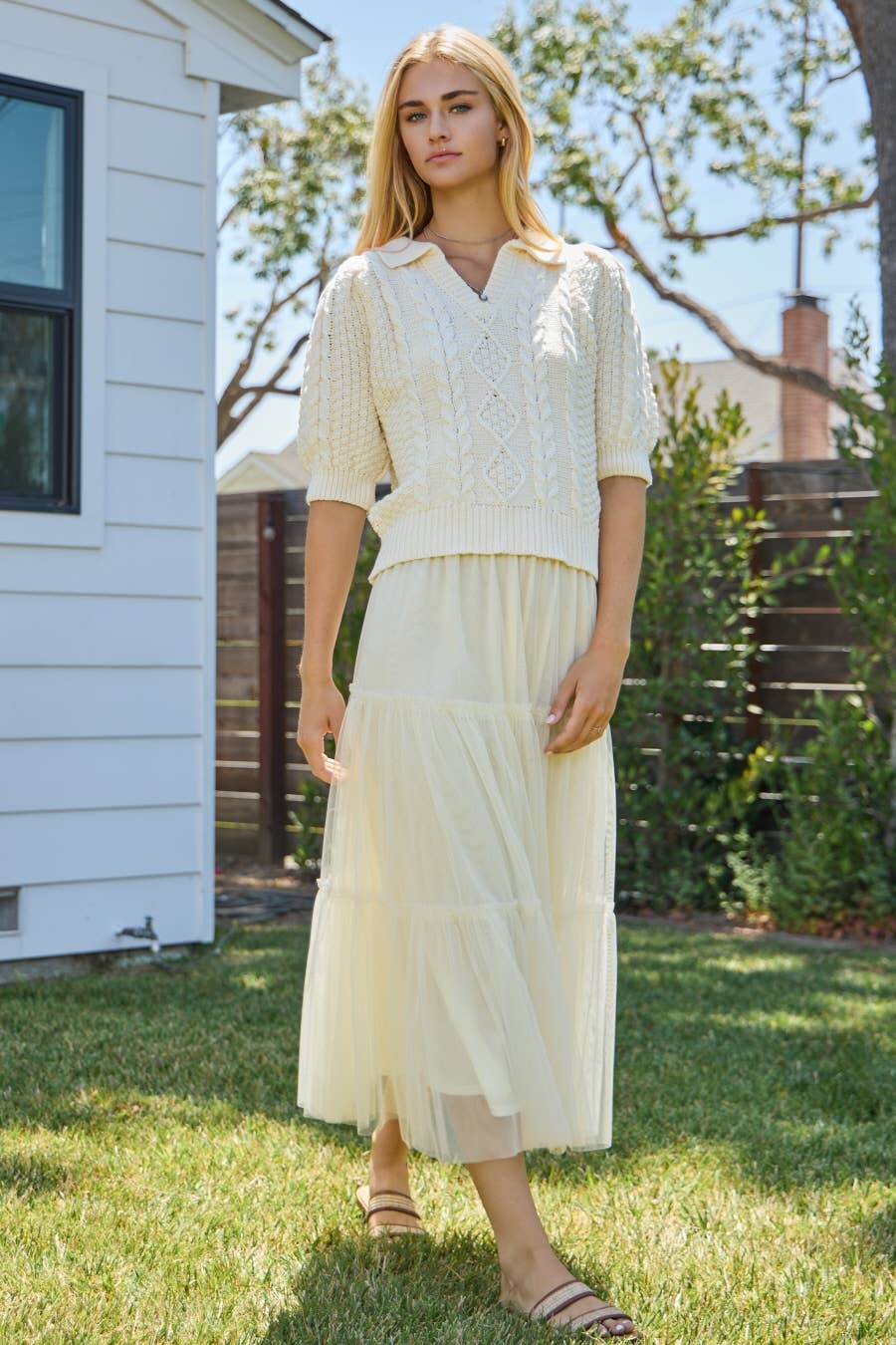 Oddi - Wholesale Skirt - Women's - Plus Tired Mesh Maxi Skirt3