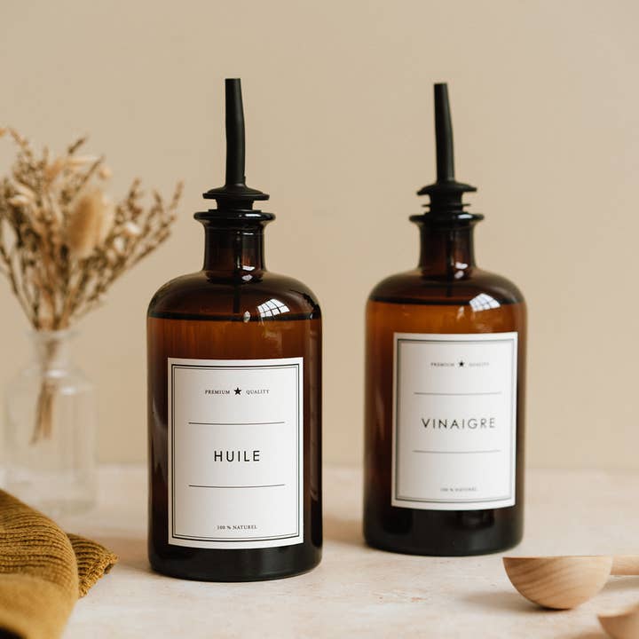 Les Flacons de l’Apothicaire – wholesale Oil/vinegar dispenser – Oil - Amber Bottle