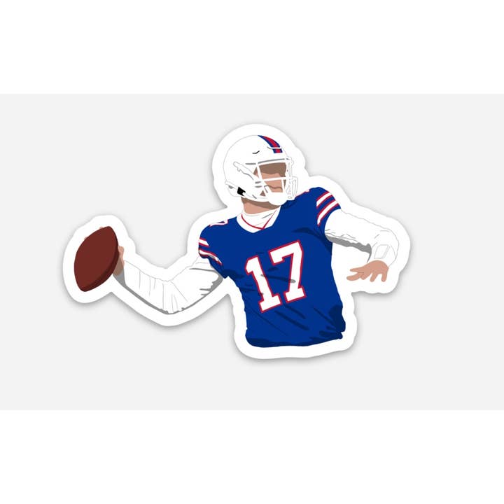 Erin Tucci Designs - Wholesale Sticker - Josh Allen Sticker