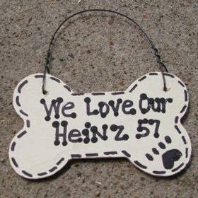 29-2083 I Love My Heinz 57or We Love Our Heinz 57 for wholesale by Nannie and B's Crafts