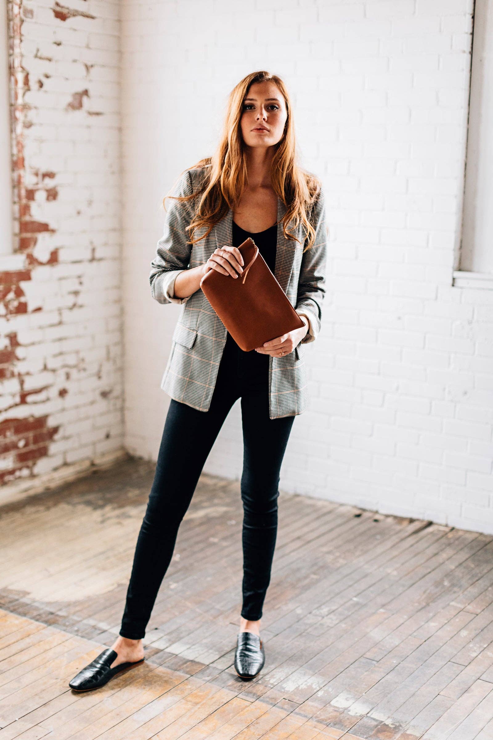 LIZ RIDEN - Wholesale Tote Bag - Women's - Large Makeup Bag-Caramel3