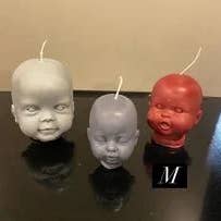 Susan Schomigs Creations - Wholesale Novelty Candle - Medium Baby Head