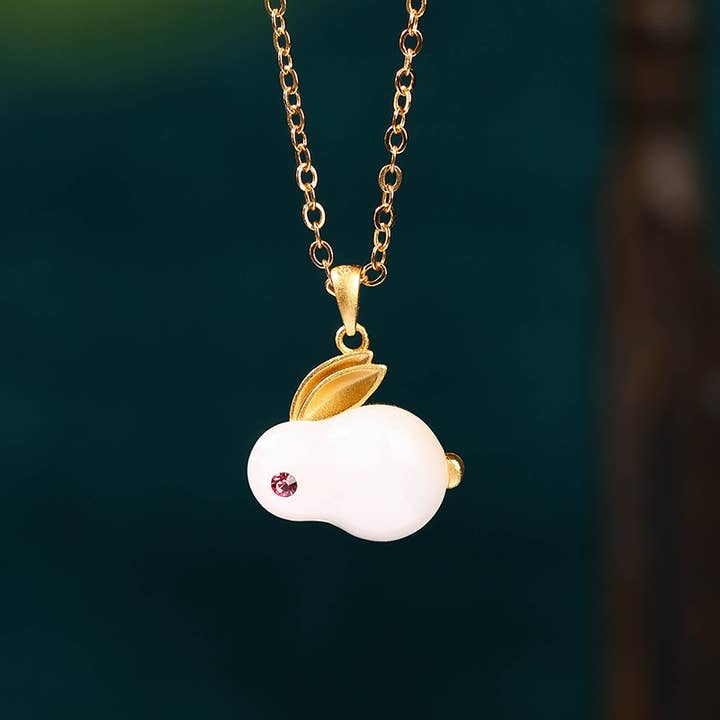 Jade Rabbit Jade Necklace for wholesale by Bright MacMing