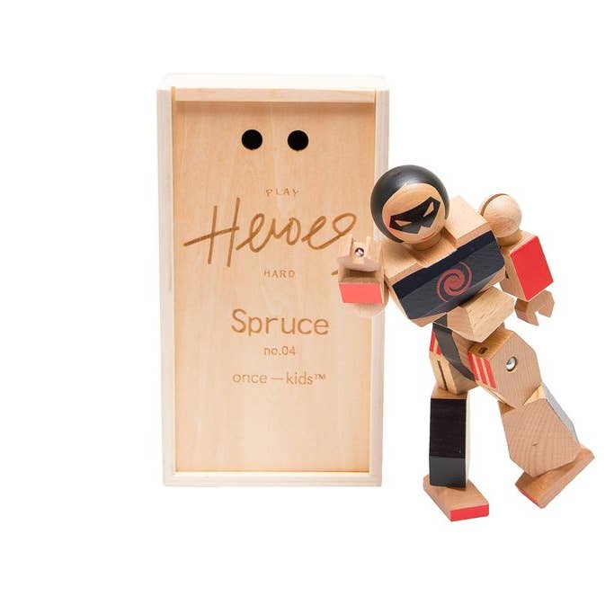 Once Kids – wholesale Träleksak - Barn – Lekhårda hjältar #4 Gran4