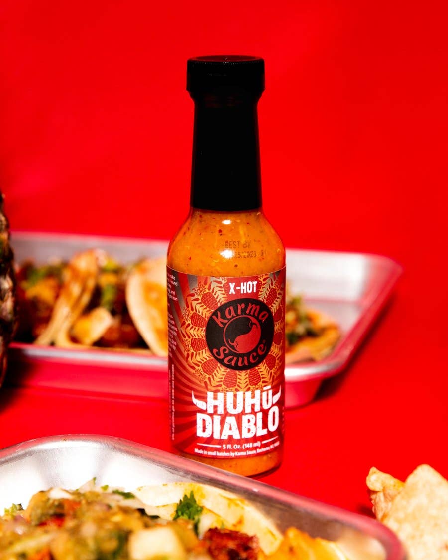 Karma Sauce - Wholesale Hot Sauce - Huhū Diablo (sold in increments of 6)3