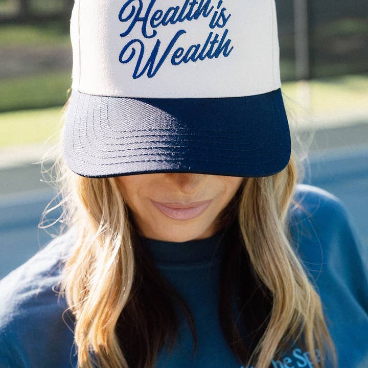 Lucky Owl - Wholesale Trucker Hat - Unisex - Health Is Wealth Hat2