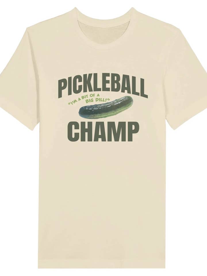 Pickleball Champ - Premium Unisex Crewneck T-shirt för wholesale av Amp'd Apparel Company