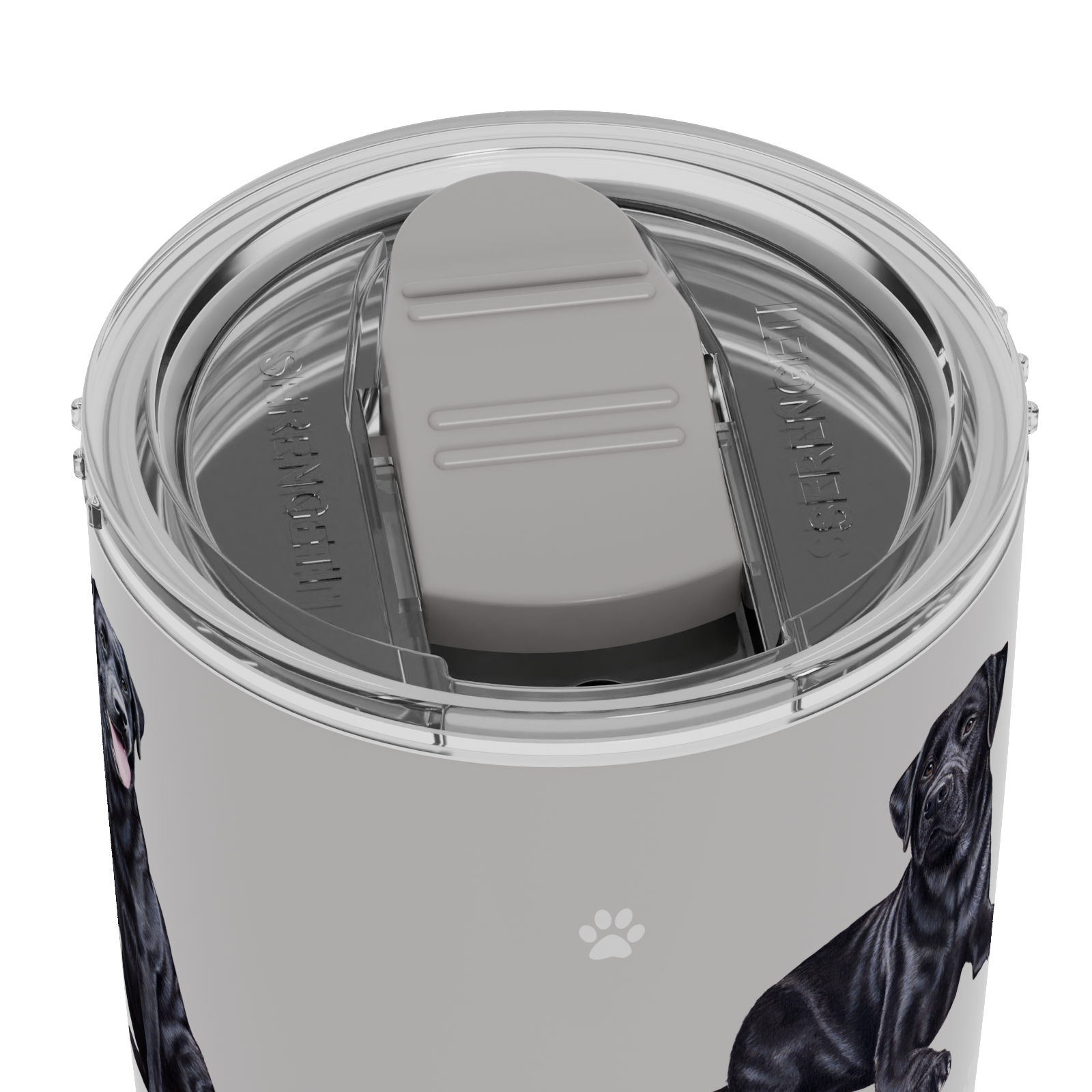 E&S Pets - Vendita all'ingrosso Bicchiere/tazza termica - Bicchiere in Labrador nero stampato in 3D, a tenuta stagna, durevole1