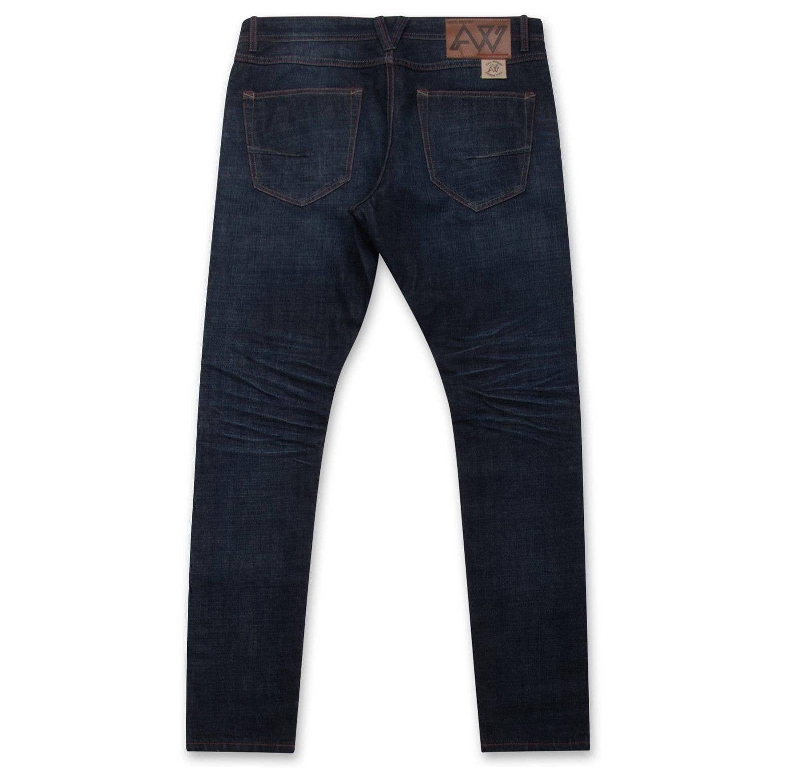 mörk indigo George Ripe organisk indigo selvedge-jeans från Kuroki mills för wholesale på Faire4