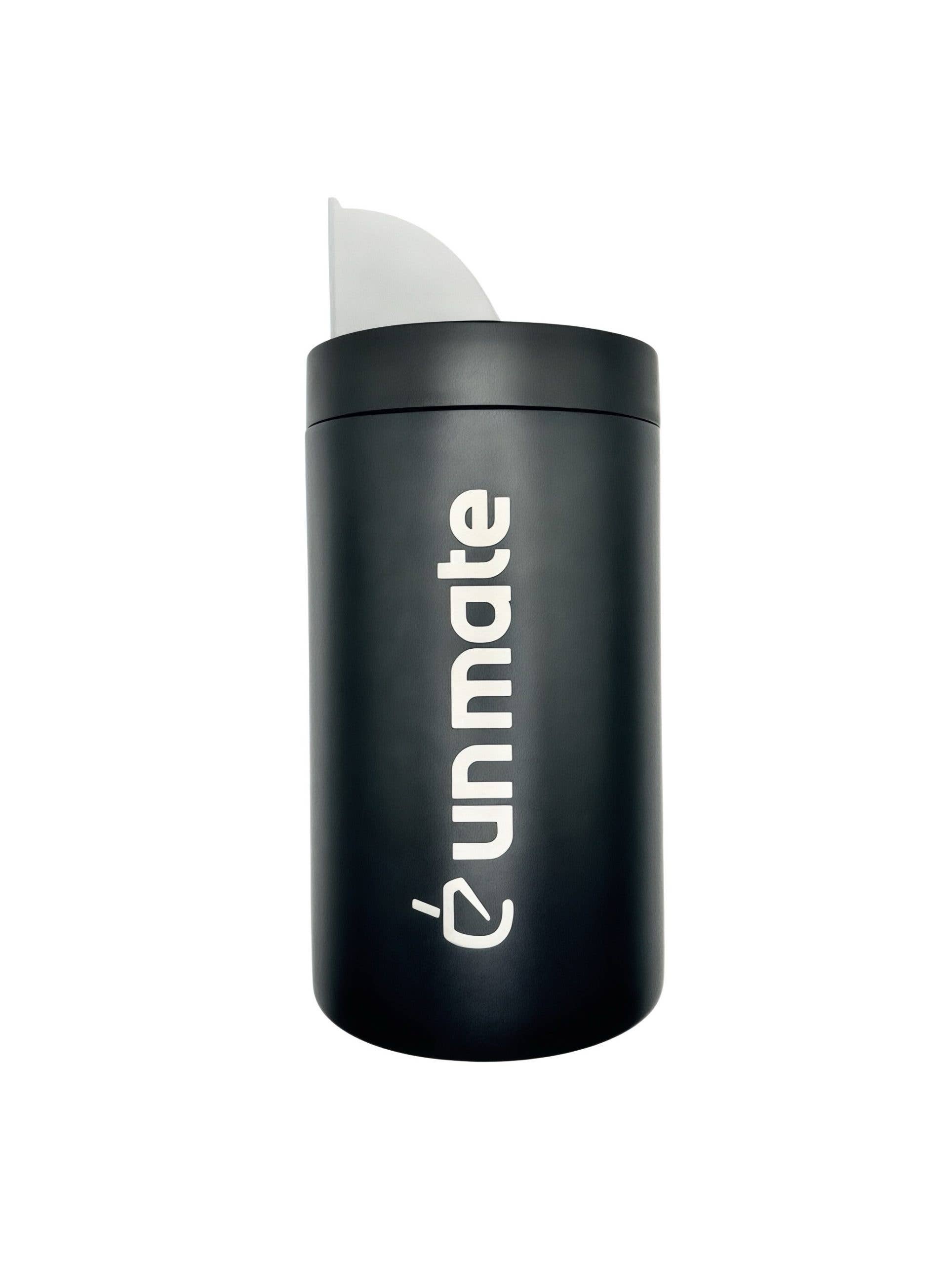 Un Mate - Wholesale Insulated Mug/Tumbler - Un Mate Black Yerbera - tin, container for yerba mate