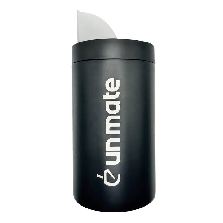 Un Mate Black Yerbera - tin, container for yerba mate for wholesale by Un Mate