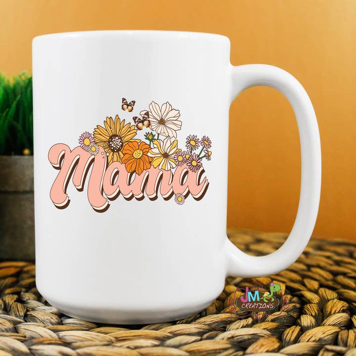 15oz Retro Mom Series Mugs for wholesale by JMCreationsNC