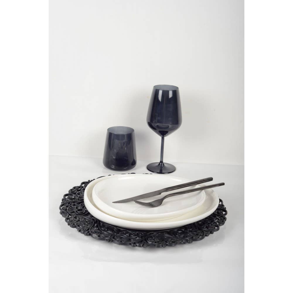 AULICA – wholesale Wine glass – Black wine glasses - set of 63