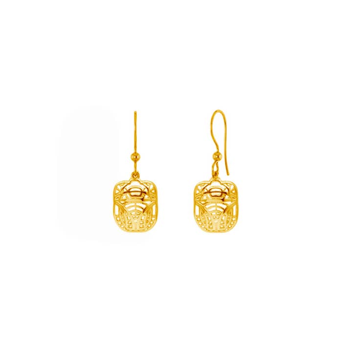 B.O. Croché Escaravelho Sagrado Egito Banhado a Ouro 18k por atacado de TALISMAN JEWELLERY (D&Fidanverdi, S.L.)