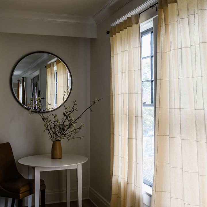 Anchal - Wholesale Curtain - Grid-Stitch Curtain Panel2