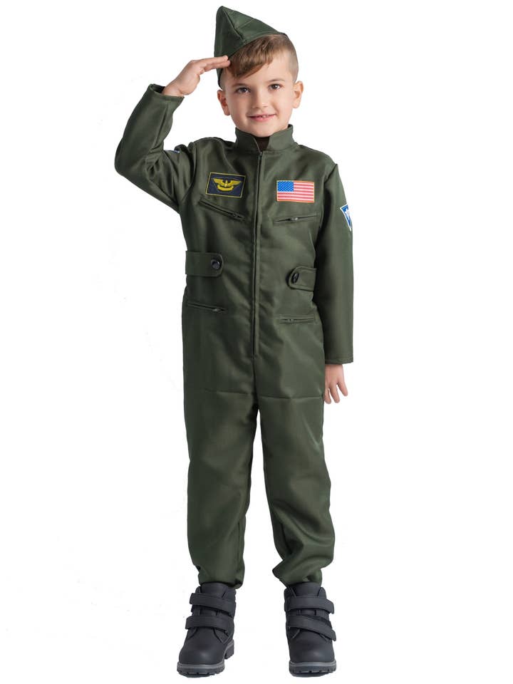 Dress Up America - Wholesale Costume - Kids - Fighter Pilot Costume - Kids
