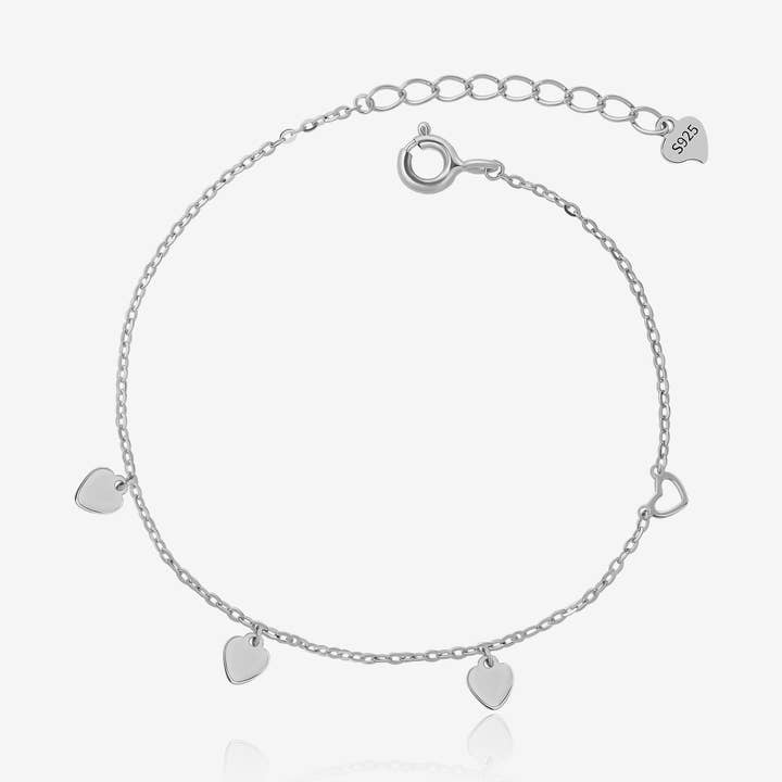 Söta Hjärtan Fotlänk för wholesale av Meissa Jewelry