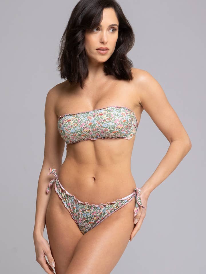 Fru Fru Pink Floral Fantasy Bikini Set for wholesale by Wikini USA