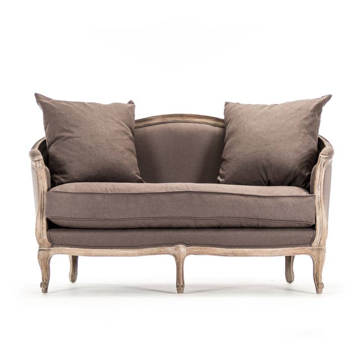 Aubergine Maison Settee for wholesale by Zentique Inc.