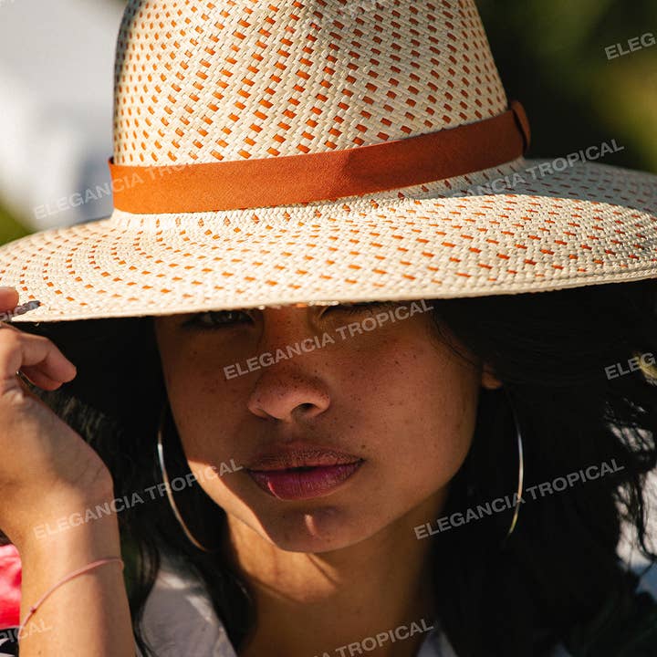 Elegancia Tropical Genuine Panama Hats – Engroshandel Stråhat – til kvinder – Inti - Panama-hat med bred kant i begrænset udgave3