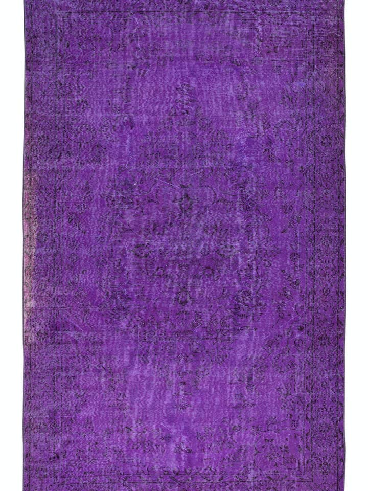 5.8x9.6 Ft Modern Area Rug in Purple, Hand-Knotted in Turkey for wholesale by Rug Specialist LLC.