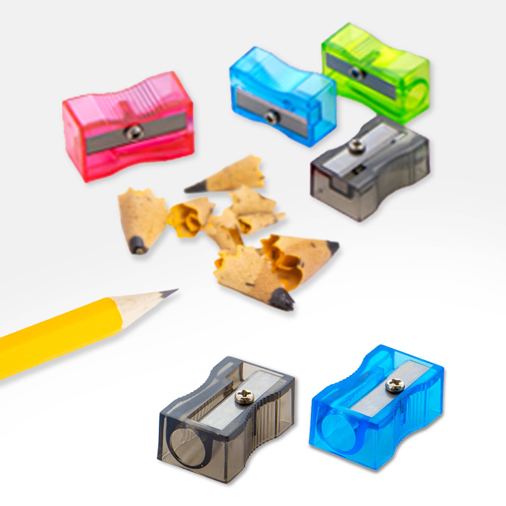 BAZIC Products - Wholesale Pencil Sharpener - Single Blade Square Pencil Sharpener (24/Box)6