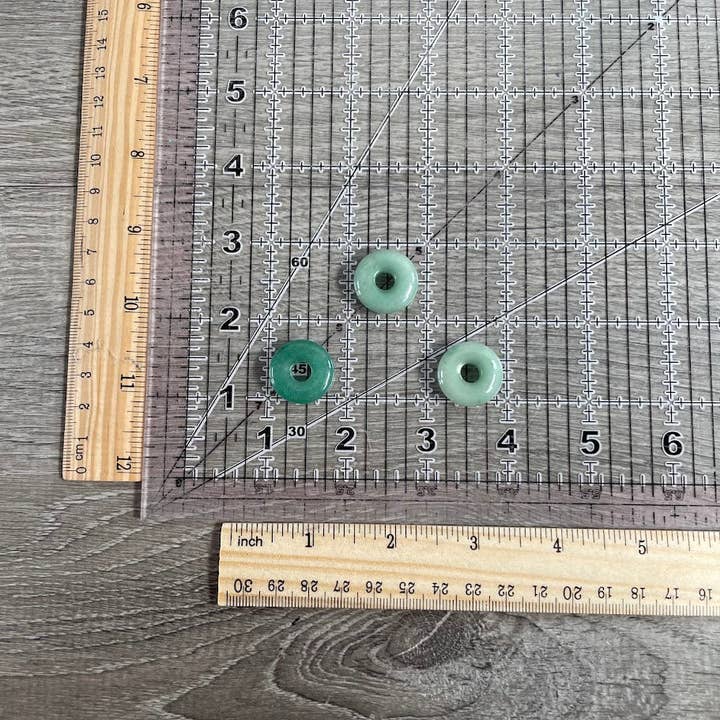 Keystone Crystals - Vente Pierre et cristal de spiritualité - Pendentifs donuts en pierres précieuses | Charms pi de 17 à 20 mm14